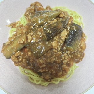 旦那が喜ぶご飯！麻婆茄子焼きそば